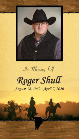 Roger Shull Memorial Folder