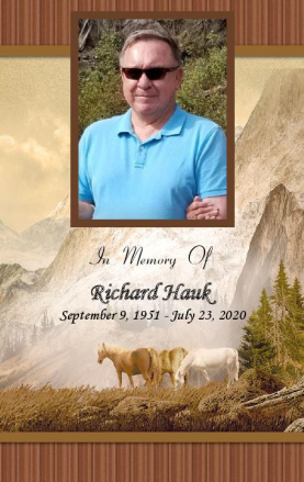 Richard Hauk Memorial Folder