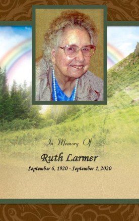 Ruth Larmer Memorial Folder
