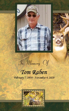 Tom Raben Memorial Folder