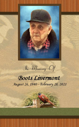 Leroy  Livermont Memorial Folder