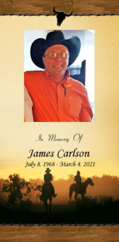James Carlson Memorial Folder