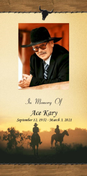 Ace Kary Memorial Folder