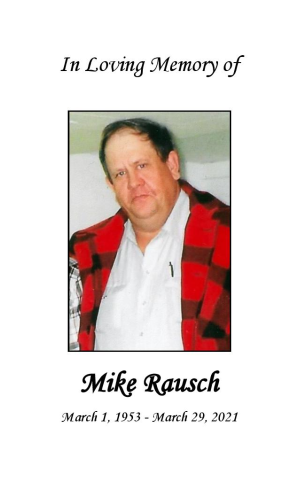 Michael Rausch Memorial Folder