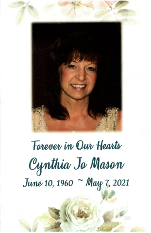 Cindy Mason Memorial Folder