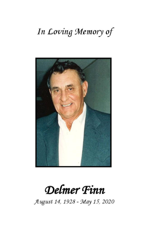 Delmer  Finn Memorial Folder