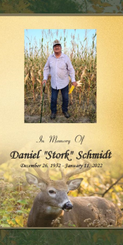 Daniel Lee Schmidt Memorial Folder