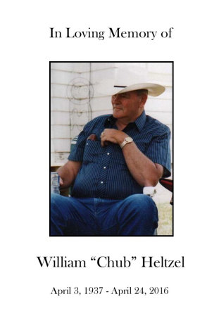 Chub Heltzel Memorial Folder