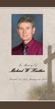Michael Huether Memorial Folder