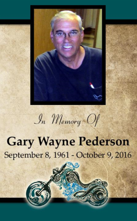 Gary Pederson Memorial Folder