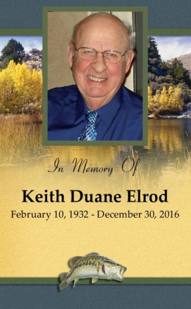 Keith Elrod Memorial Folder