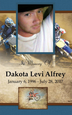 Dakota Alfrey Memorial Folder
