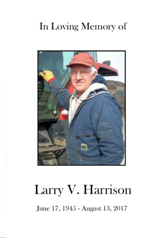 Larry Harrison Memorial Folder