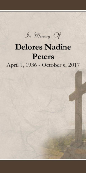 Delores Peters Memorial Folder