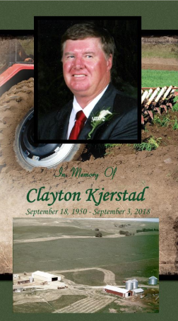 Clayton  Kjerstad Memorial Folder