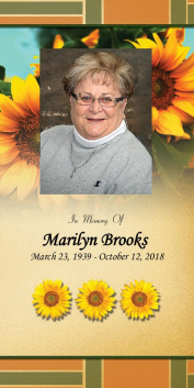 Marilyn Brooks Memorial Folder