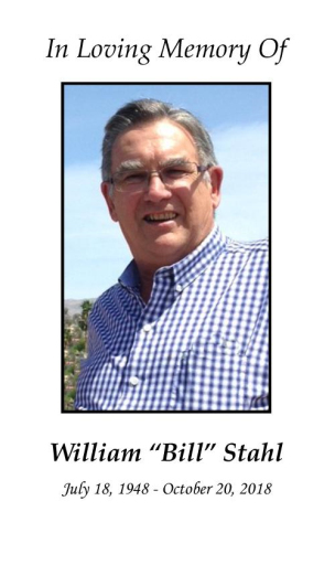 William "Bill" Stahl Memorial Folder