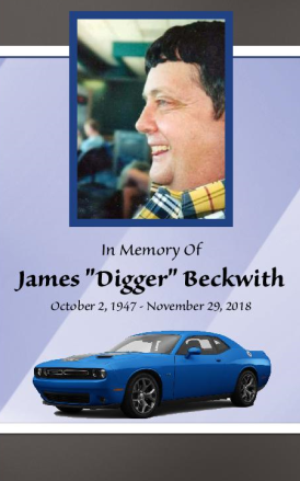 James Beckwith Memorial Folder
