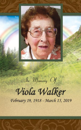 Viola Walker Memorial Folder