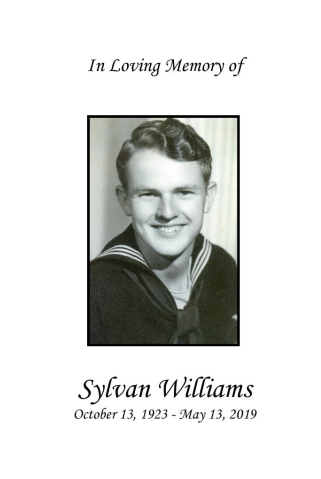 Sylvan  Williams Memorial Folder