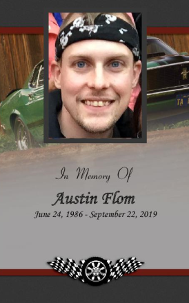 Austin Flom Memorial Folder