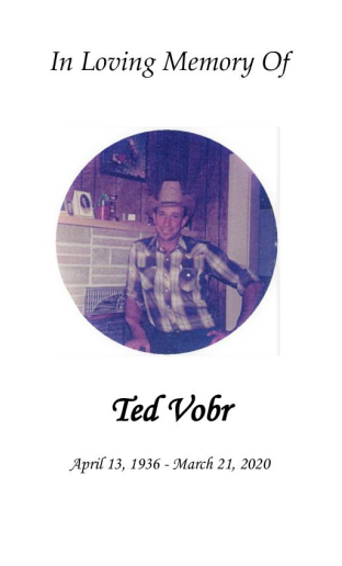 Ted Vobr Memorial Folder